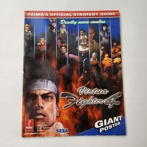 Prima's Official Strategy Guides: Virtua Fighter 4 (Paperback, 2002) No Poster